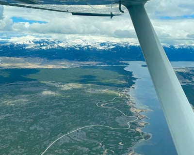 Yellowstone National Park Boundary Flight Tour