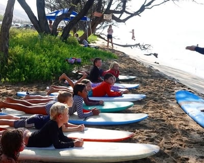 Group Surf Lesson in West Maui