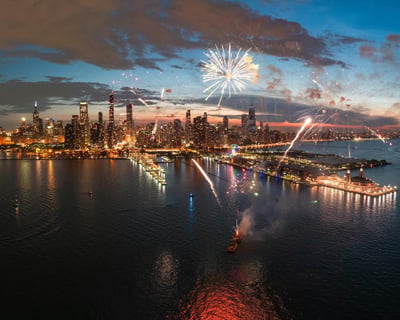 Navy Pier Fireworks Cruise in Chicago