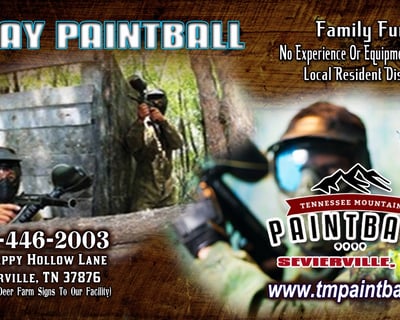 3-Hour Paintball Session in Sevierville
