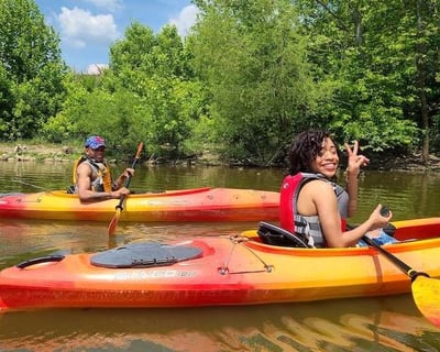 7-Mile Kayak Shuttle to Natural Rockbridge Launch