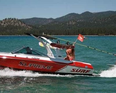 Lake Tahoe 22' Wake Surf Boat Rental