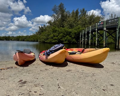Single Kayak Rental at Round Island Riverside Park