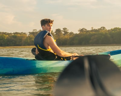 Sunset Guided Kayak Tour in Hilton Head Island