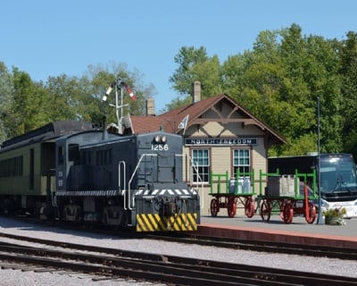 Vintage 1915 Train Ride & Railway Museum Tour