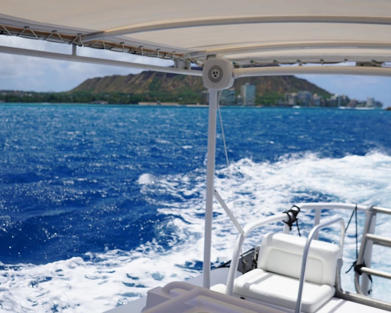 Waikiki Sunset Cruise on a 29' Zodiac Boat