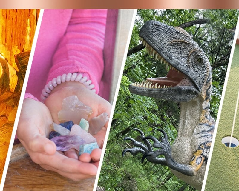 Crystal Cave Tour & Gemstone Mining Combo in Springfield