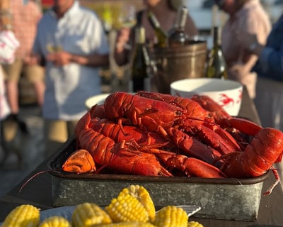 Enjoy a Dockside Lobster Bake in Phippsburg
