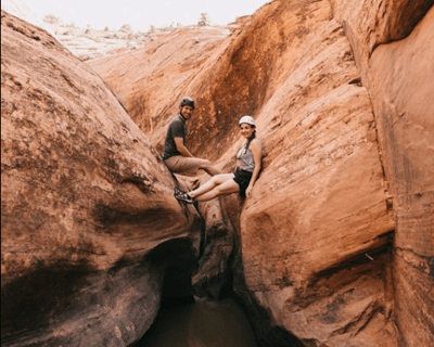 Entrajo Canyon Hike & Packrafting Tour in Moab
