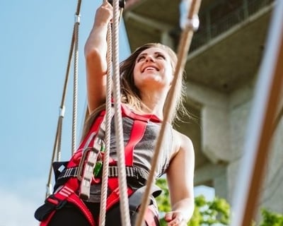 Branson Ropes Course with Ozark Mountain Views