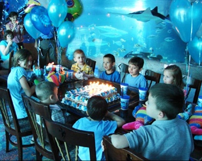 Kids Aquarium Birthday Party at Kemah Boardwalk