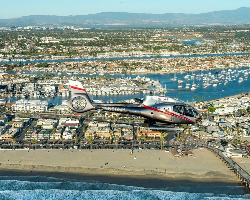 Long Beach & Orange County Coast Helicopter Tour
