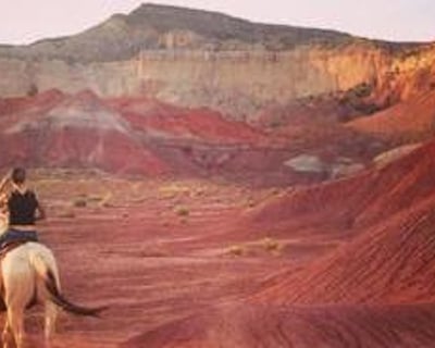 Ride a Sunset Horseback Trail at Ghost Ranch