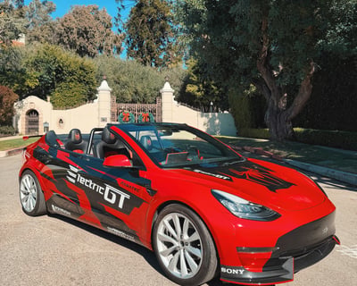 Roofless Tesla Driving Experience in Hollywood