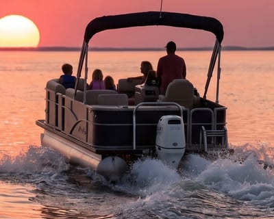 22' Pontoon Charter in Sea Isle City
