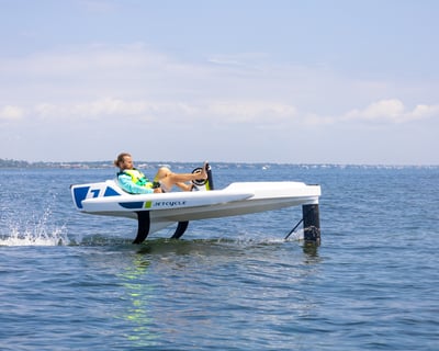 E-JetCycle Electric Hydrofoil Demo Ride