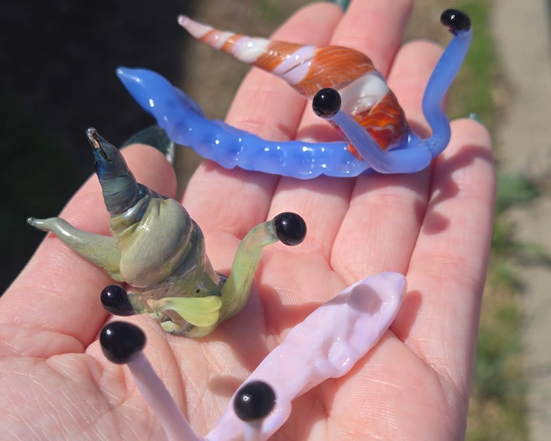 Snail & Slug Glass Bead Making Class in Lakewood