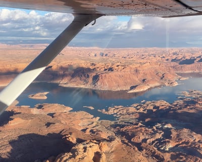 Fly Over Upper Antelope Canyon & Guided Hike in Page