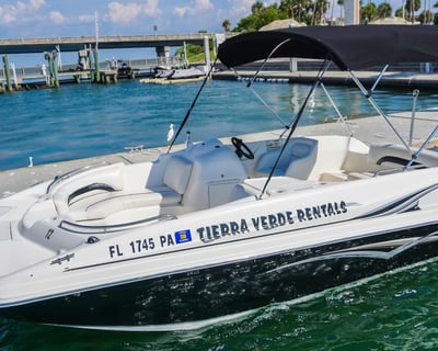 Explore St. Petersburg on a 20' Deckboat Rental