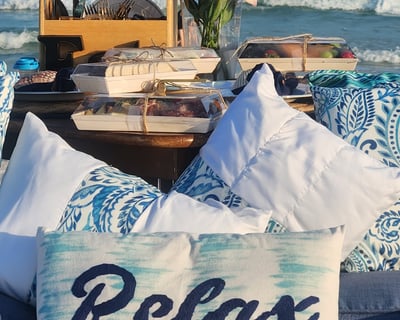 Navarre Beach Sunset Picnic with Elegant Setup