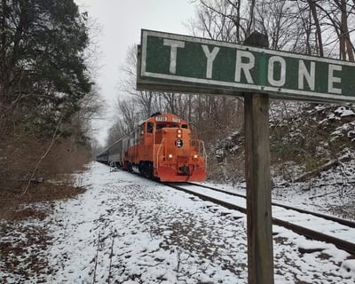 Santa's Holiday Train Ride in Versailles