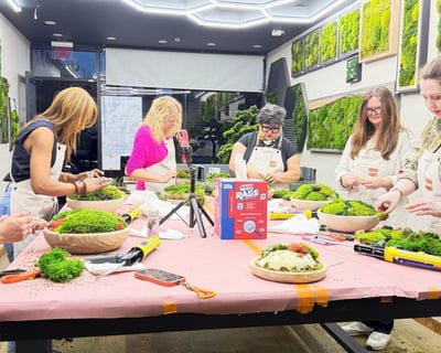 Preserved Moss Art Workshop in Brooklyn