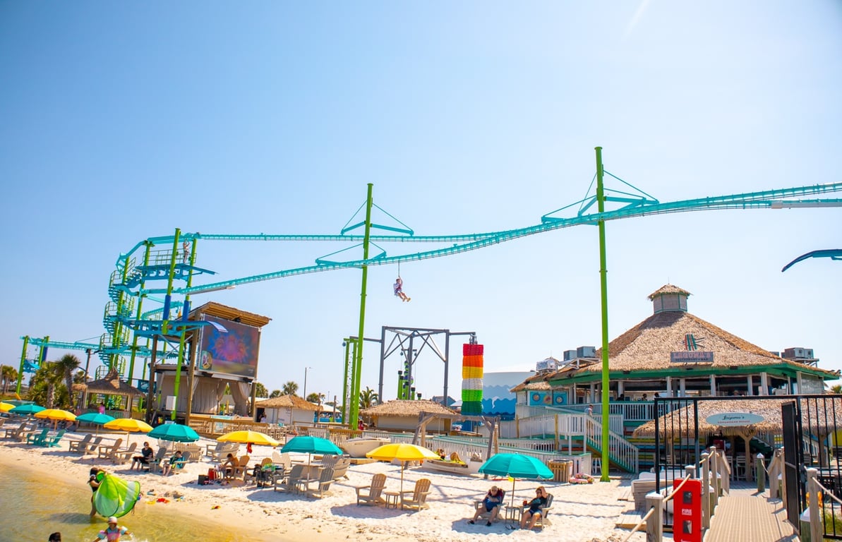 Pensacola Beach Zip Line: 389 ft Aerial Ride