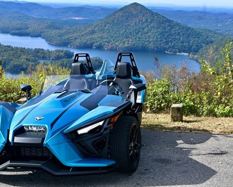 Automatic Polaris Slingshot Rental in Blue Ridge, GA