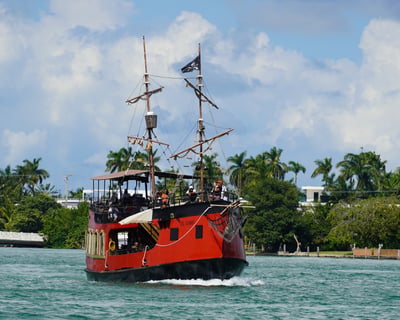 Cruise Biscayne Bay on a Pirate Boat Sightseeing Tour