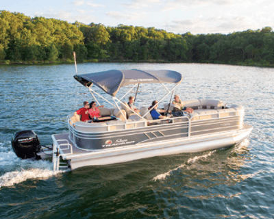 26' Pontoon Boat Rental in Dania Beach Marina