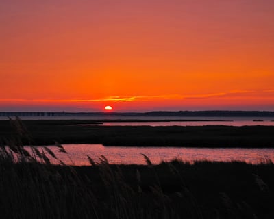 Chincoteague Island Sunset Skiff Boat Rental