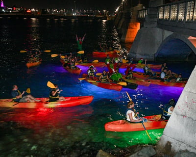 Glow Kayak Birthday Party at Condado Lagoon