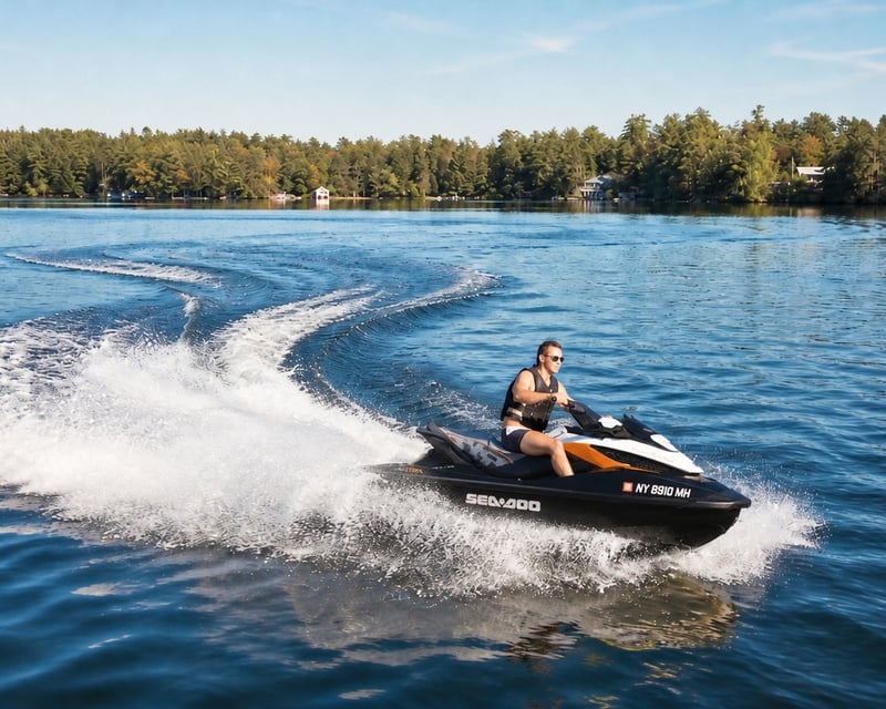 Sea-Doo RXT Jet Ski Rental on Brantingham Lake