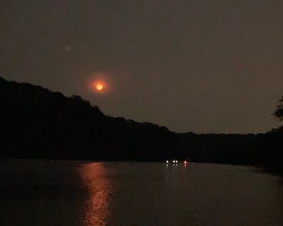 Full Moon Guided Kayak Paddle on North Park Lake