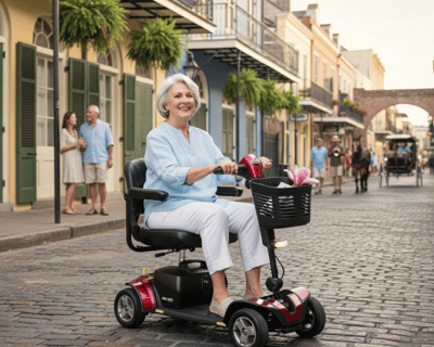 24-Hour Mobility Scooter Rental in New Orleans