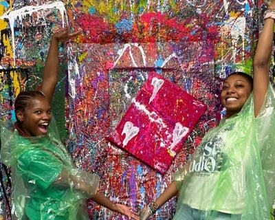 Wednesday Splatter Painting Class in Santa Monica