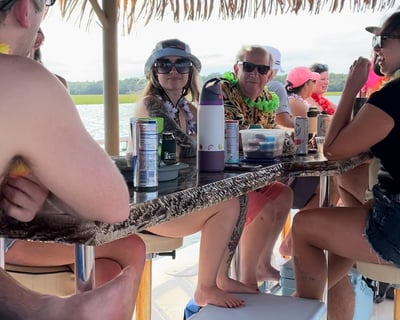 Tiki Boat Cruise in Folly Beach