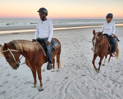 Sunrise Beach Horseback Ride in Fernandina Beach