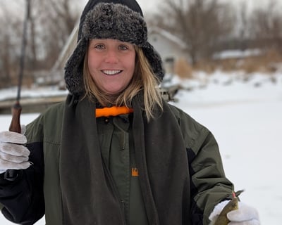 Guided Ice Fishing Trip on Fox Chain