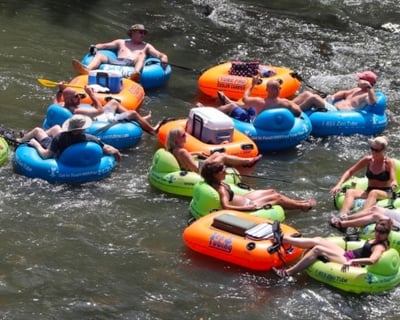 French Broad River Tubing in South Asheville
