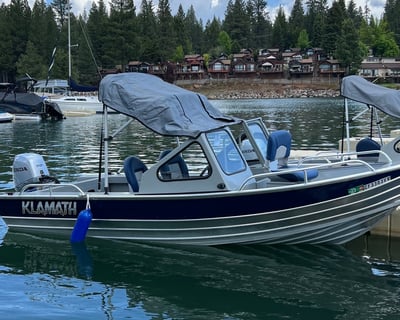 16' Fishing Boat Rental on Lake Almanor