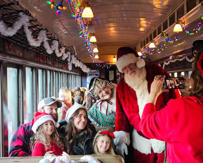Santa Train Ride in North Freedom