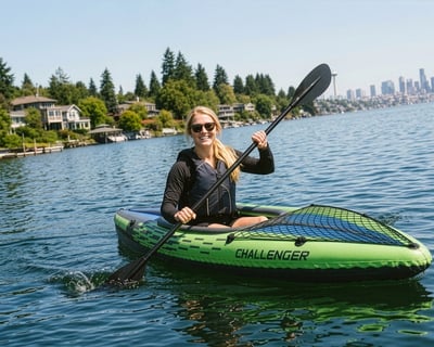 24-Hour Single Kayak Rental in Tukwila