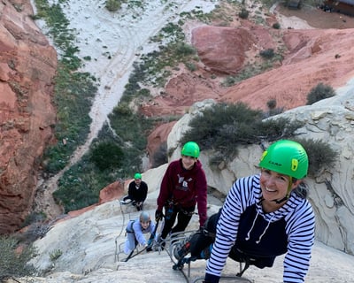 Beginner Via Ferrata Climb & Rappel in Orderville