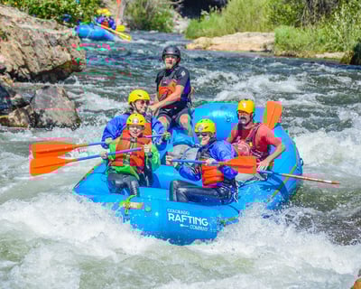 Guided Clear Creek Rafting: Beginner Trip