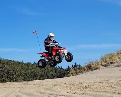 Oregon Dunes ATV Rental with Staging Support