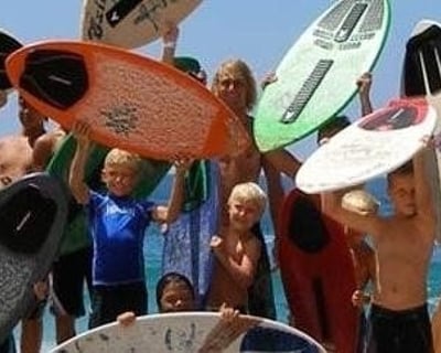 Semi-Private Skimboarding Lesson in Surf City