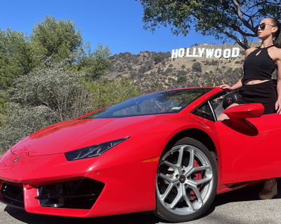 Drive a Lamborghini on a Hollywood Sign Tour