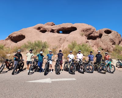 Scottsdale and Tempe Bike Tour with Hole in the Rock Hike