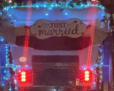 Horse-Drawn Carriage Wedding Ride with Destination Pickup